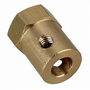 Hex Coupling For Robot Smart Car Wheel 18 Mm Length 4, 5 & 6 Mm