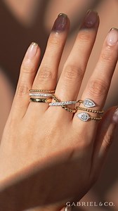 Three Rings, Three Statements 🎄💎 Celebrate the season with a showcase of style. Our Bujukan ring collection, featuring unique designs, offers a diverse range of elegant expressions. Explore these stunning rings in our Holiday Gift Guide. https://www.gabrielny.com/holiday-gift-guide?utm_source=Facebook&utm_medium=Paid&utm_campaign=FB_Fashion_Multi_YearRound_Holiday_Reels_Crossrings | Gabriel & Co.