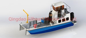 [Hot Item] 16m/52FT Aluminum Hull Landing Ferry Craft Ship with Top Deck/Wheel House