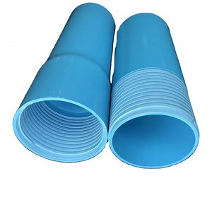 [Hot Item] 110-355 mm PVC U-PVC Screen Borehole Borewell Slotted Pipe for Deep Water Belled End