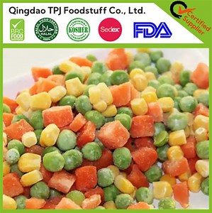 [Hot Item] Factory Direct Quality IQF Frozen Mixed Vegetables Sweet Corn Green Pea Carrot