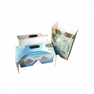 [Hot Item] 2025 Branded Cardboard Vr Google Cardboard Vr Viewer 3D Glasses 2.0 Classic Vr Headsets 3D Virtual Reality Video Glasses
