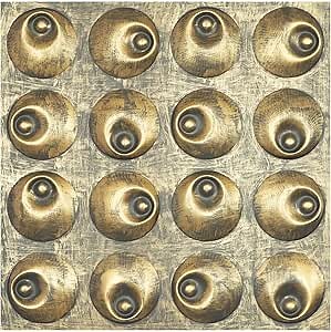 Artistic Ceiling Tiles, Vintage Wall Panels, for Store Entrance PLM102 10Piece (Ancient Gold)