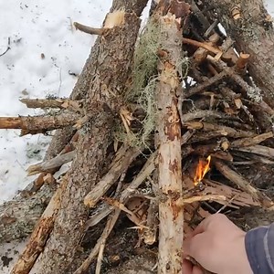 18K views · 688 reactions | 3 Winter Camping Shelters in 03 minutes, complete and warm survival shelter, Bushcraft and Hot Tent | Bushcraft Lover | Facebook
