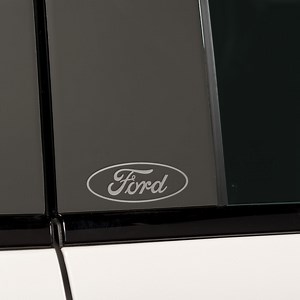 402601BPFD - Putco F-150 Logo Platinum Black Pillar Posts Trim Kit - Fits Ford F150 2004-2014 SuperCab/SuperCrew