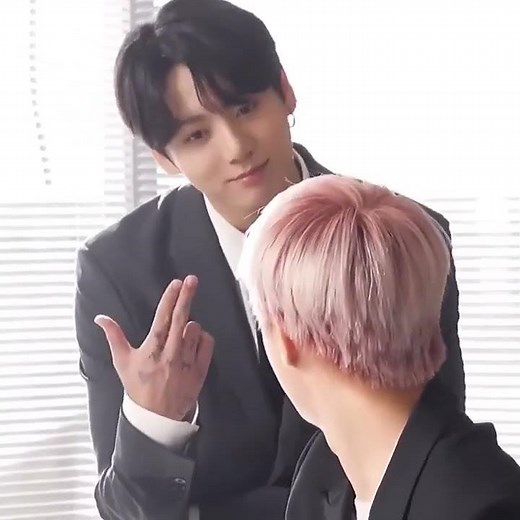 jungkook doing the choreography of butter behind the scenes of bts × coway 🥰