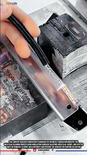 Innovation Technology: Automated Weld Slag Cleaning with Controlled Abrasive Airblasting System