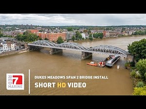 Red7Marine Dukes Meadows Span 2 Bridge Install