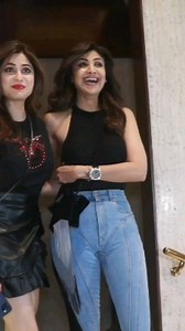 16K views · 207 reactions | Shilpa Shetty Kundra and Shamita Shetty pose together outside Manish Malhotra's residence for his birthday bash last night. #Shilpa #shilpashetty #shilpashettykundra #shilpashettyhot #shamitashetty #bollywood #ManishMalhotra #BollywoodParty | Cinema Hunter | Facebook