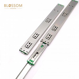 [Hot Item] Push Open Full Extention Furniture Hardware Ball Bearing Telescopic Channel Drawer Slide