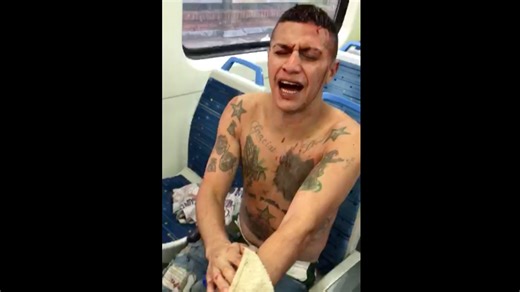 Pelea de barras de Racing y Deportivo Cali: el video de los dos colombianos apuñalados