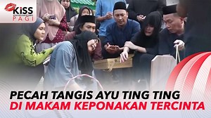 Ayu Ting Ting Mengantar Syifa Menyiram Asi Ke Makam Anaknya | Kiss Pagi
