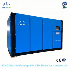 [Hot Item] 350kw 8bar Energy Saving Two-Stage Pm VFD Screw Air Compressor