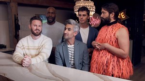 It sounds like the Fab Five have their sights set on a Bridgerton makeover, and honestly, the possibilities are endless! Hear even more from Queer Eye hosts Bobby Berk, Karamo Brown Page, Tan France, Antoni Porowski, and Jonathan Van Ness #FromADistance. #Pride | Emmys / Television Academy