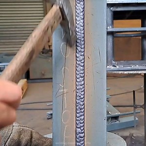 FCAW welding with a top-down combination welding technique #welding #welder #weldingcreativeandcrafts | Welding Creative & Crafts