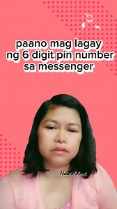 Paano maglagay ng 6 digit pin number sa messenger #fbreels #fbreelsvideo24 #tutorialvideo #tutorial #pinnumber #messengerpinnumber | Hauz of Anet