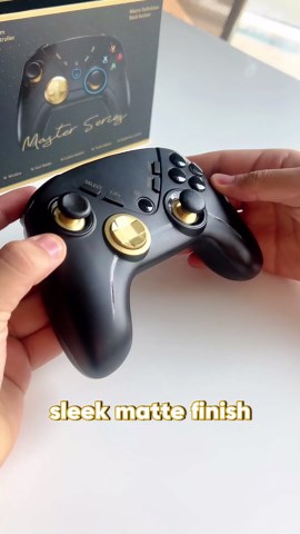 PC Wireless Controller, Bluetooth Gaming Controllers for Windows, Steam, Laptop, Tablet, iPad, Switch, and Smart TV, with Dual Vibration, 6-Axis Motion, Macro Keys, Turbo Button, LED Backlight