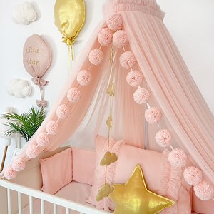 Baby Pink Crib Canopy Nursery Baby Girl Canopy for Crib Baby Rooms Decor Gift Princess Nursery Rooms Canopy With Stand Holder - Etsy Canada