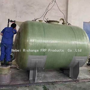 [Hot Item] Durable FRP Vertical and Horizontal Storage Tank for Sulfuric Acid