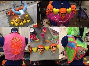 Neon Devil Costume Creation Time Lapse!