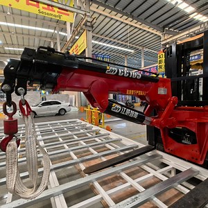 [Hot Item] Versatile Forklift Boom Crane with Sturdy Telescopic Arm Design