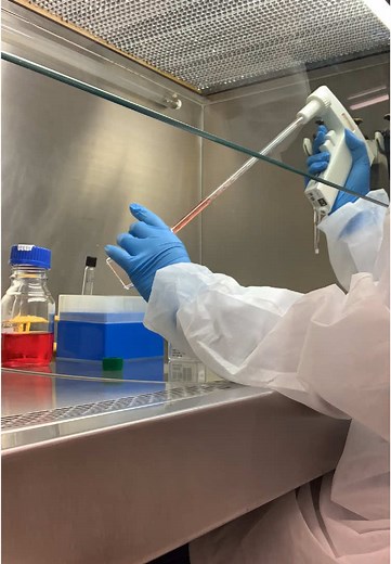 Lab day - Cuidando das minhas células ✨ #lab #laboratorio #celulas #doutorado #cientista #biomedicina #biomed #timelapse