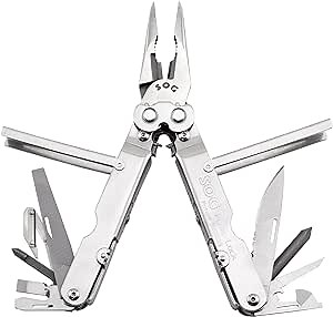 SOG Specialty Knives and Tools S69W Powerlock Multi-Tool, Compound Leverage, Stainless Steel, Silver Finish