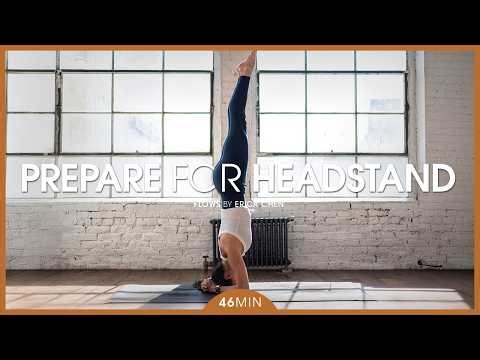 46 Min Yoga For Headstand Preparation