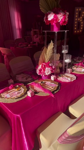 Shades of Pink baby shower. | Monica Sims -Vivid Decor