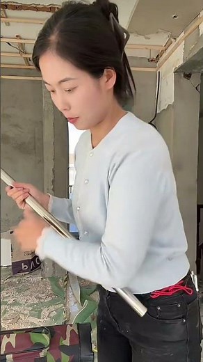 Female Construction Worker Daily Routine#woodworking #diy #diyhomeimprovement #homerenovation