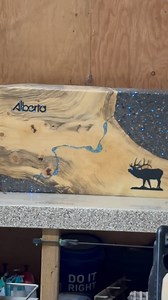 2.4K views · 23 reactions | 料 @joerogan . . #concretetable #concretefurniture #rivertable #concretelife #resinart #polishedconcrete #hunter #joerogan #elk #customtable #fiberoptic #hunting | Hummel Concrete | Facebook