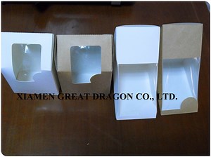 [Hot Item] Kraft Cookie Boxes with Window (GD-CCB04)