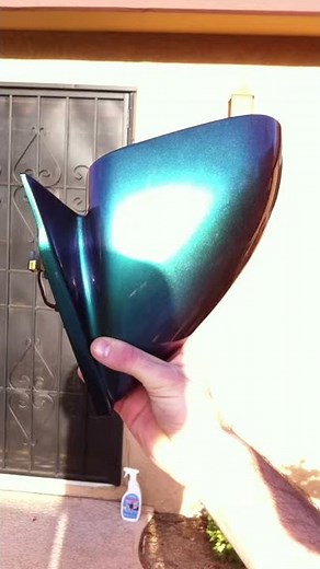 Chameleon Color changing Car paint - Green to Blue to Purple to Red