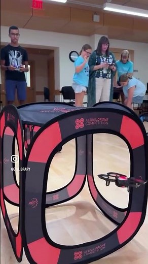 Teen Drone Obstacle Course at Greenwich Library