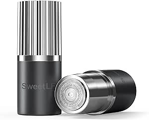 SweetLF Electric Razor for Men Shavers for Men Mini Electric Shaver with Floating Head, Mens Electric Shaver with Travel Lock Wet and Dry IPX7 Waterproof Type-C Rechargeable