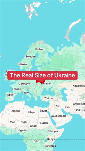 Exploring the Real Size of Ukraine in Geography