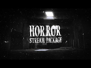 Horror Animated Twitch Overlay Package | Stream Pack