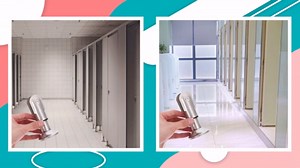 Veemoon 4pcs Stainless Steel Toilet Partition Support Foot Restroom Partition Bracket for Public Bathrooms Hardware Stable Base Easy Installation