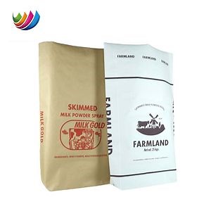 [Hot Item] Custom Printed Kraft Paper 25kg 5kg Milk Powder Packaging Sacks Bag