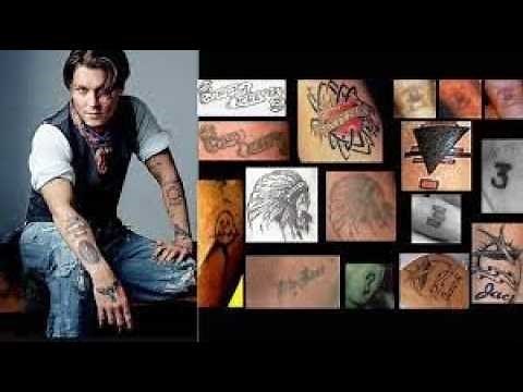 "Johnny Depp’s 25 Tattoos Explained – Each One Has a Shocking Story"