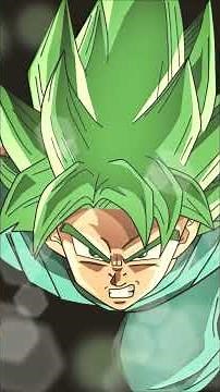 goku ssj legendario y ssj verde