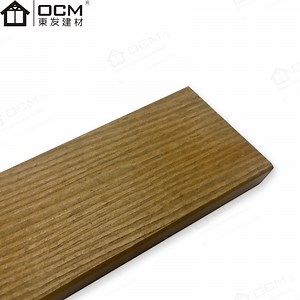 [Hot Item] 3D Wall Panel Garden Park Wood Plastic Outdoor Co-Extrusion WPC Decking Tile