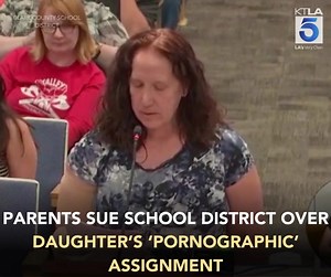 Las Vegas parents sue school district over daughter's 'pornographic' assignment. Story: https://bit.ly/3X1mKjZ | KTLA 5 News