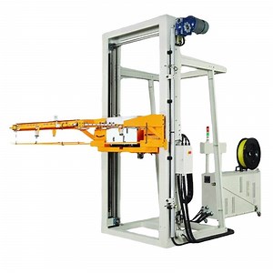 [Hot Item] Online Conveyor Horizontal Pallet Strapping Machine