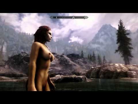 The Elder Scrolls V: Skyrim - naked walk my character (Adult-only content)