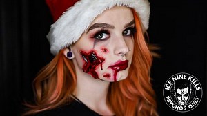 11K views · 501 reactions | Join Shevy this Garbage Day as she takes us on a journey to look deadly for the Horrordays with a 'Merry Axe-Mas' inspired make-up tutorial... Now available in the Psychos Only app for Premium Psychos... What are you waiting for? Join our demented family now, www.ink-merch.com | Ice Nine Kills | Facebook