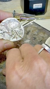 Wednesdays are typically hiccup days, filled with mishaps and f-bombs. Today was a typical Wednesday but I managed to pull this one off and I’m tickled. Meet Horace, the homemade Horseshoe Crab. Sterling silver. #nicoleringgold #natureisastounding | Nicole Ringgold Jewelry Designs