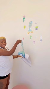 Toddler room stickers transformation. Do you think I should add more? | AngieNation