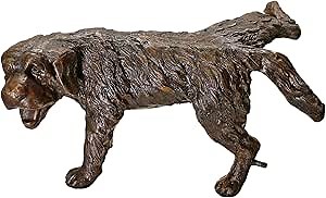 Design Toscano Naughty Puppy, Peeing Dog Cast Bronze Garden Statue