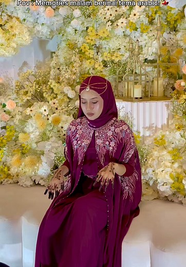 Malam Berinai Arabic: Dress untuk Majlis Perkahwinan